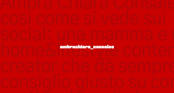 Ambra Chiara Consales: quando la quotidianità diventa una rivoluzione social