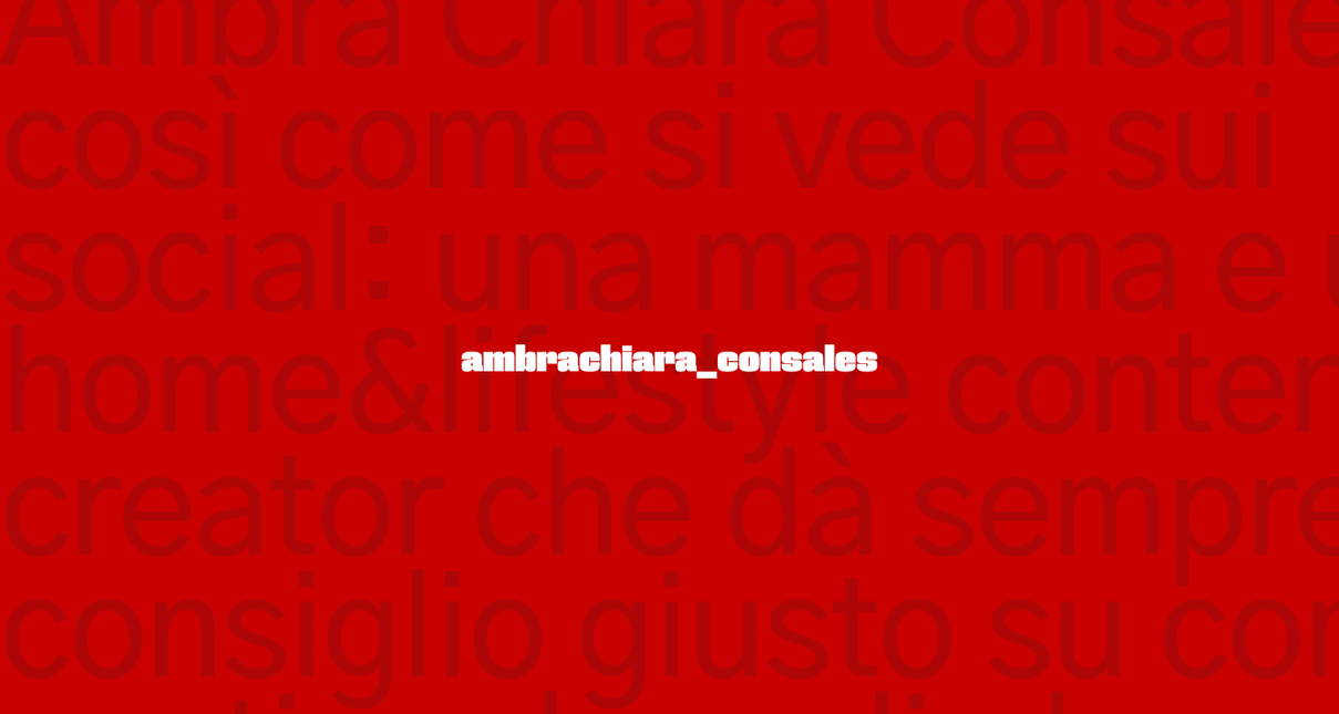 Ambra Chiara Consales: quando la quotidianità diventa una rivoluzione social article-post