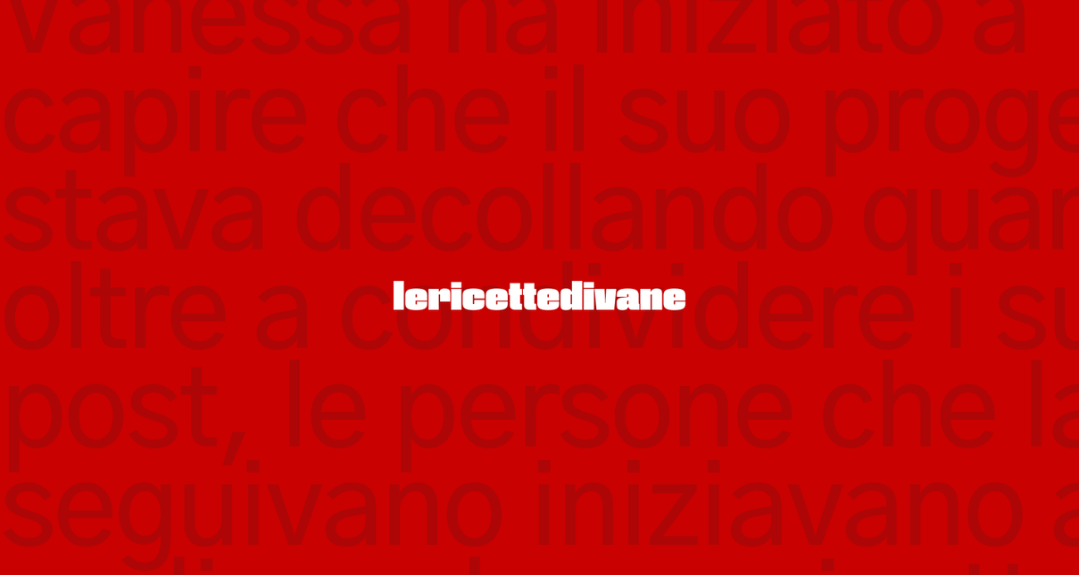 Come nasce @lericettedivane: il progetto social di Vanessa Musumeci article-post