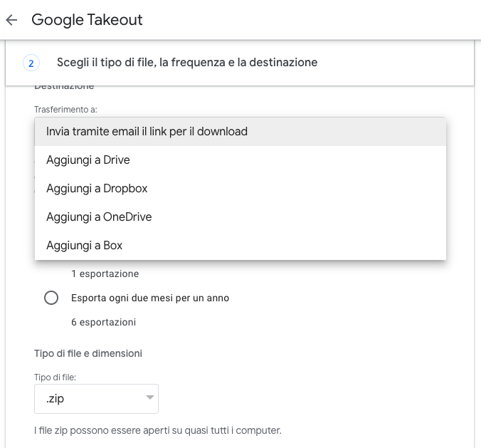 Google Takeout