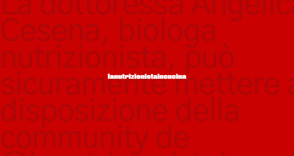 Angelica Cesena e Instagram usato in maniera professionale: l’idea de @lanutrizionistaincucina