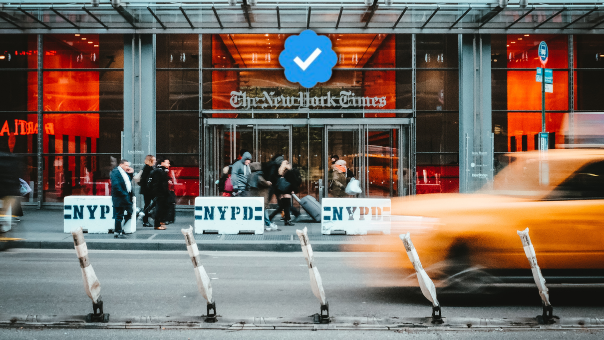 Il caso della “spunta dorata” tolta al New York Times su X article-post