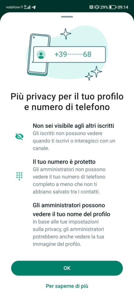 canali whatsapp