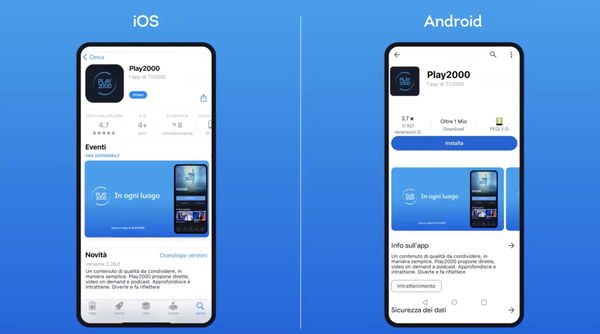 Come funziona e cosa si può trovare nell’app Play2000
