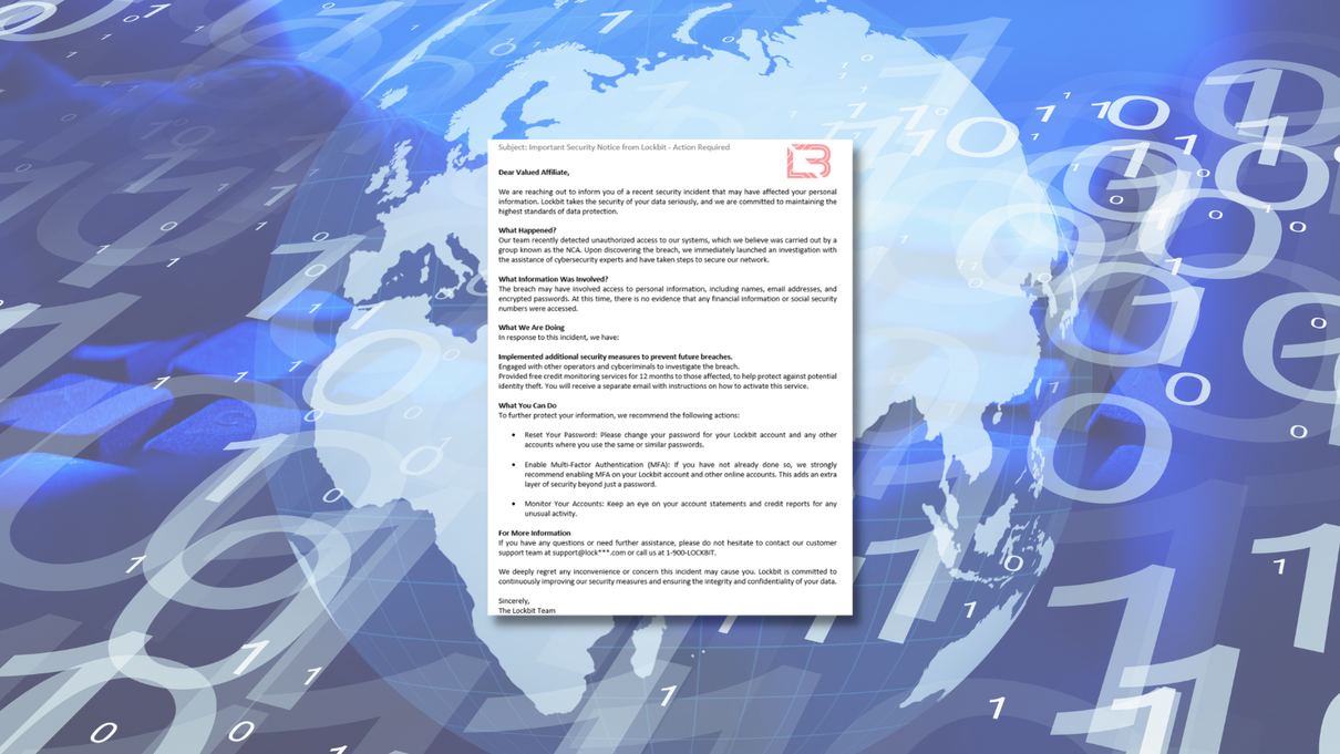 E Lockbit risponde addirittura con un “comunicato” article-post