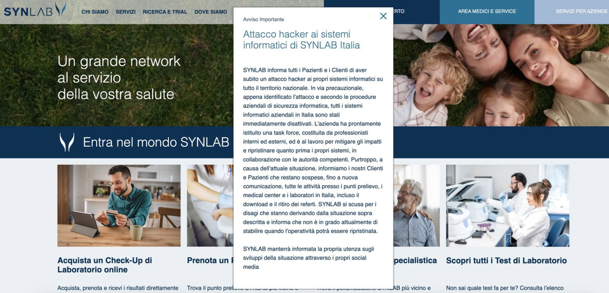 C’è stato un attacco informatico contro Synlab article-post