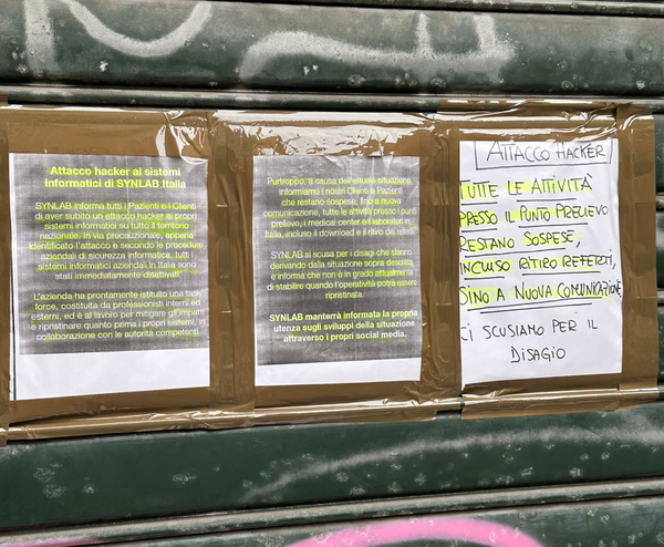 Gli effetti nel mondo offline: sospesi tutti i servizi (anche ritiro referti)