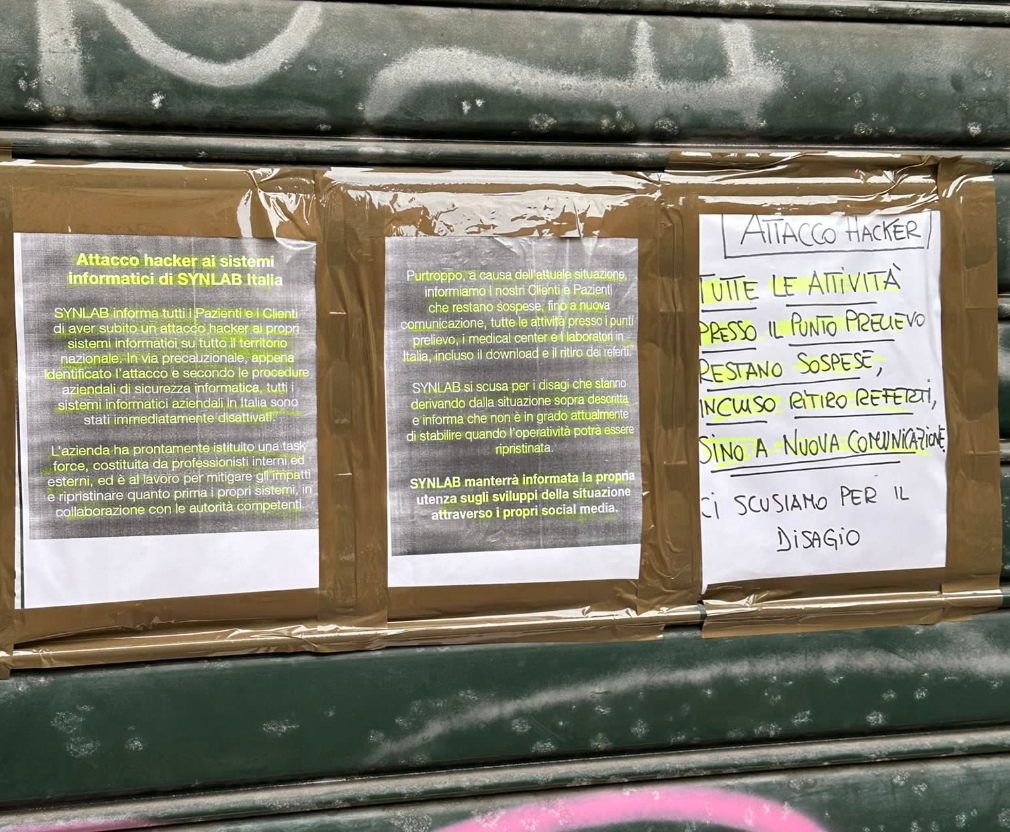 Gli effetti nel mondo offline: sospesi tutti i servizi (anche ritiro referti) article-post