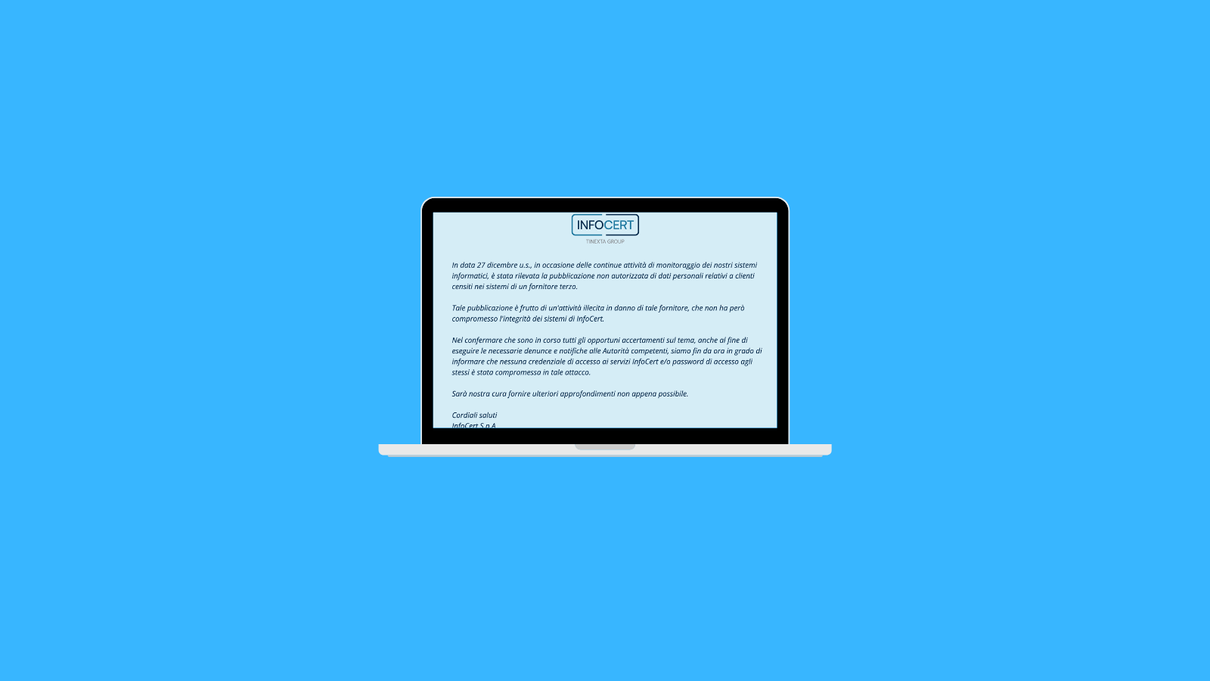 La reazione di InfoCert al data breach che l’ha colpita article-post