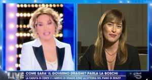 Live non è la D'Urso Maria Elena Boschi tra politica e amore 