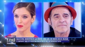 Francesco Baccini a Live non è la D'Urso: "Questa è una roba tristissima"