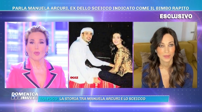 Manuela Arcuri sul caso di Mauro Romano: "Ero fidanzata con lo sceicco"