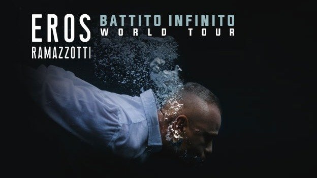 Eros Ramazzotti in concerto a Torino con il “Battito Infinito World Tour 2023”