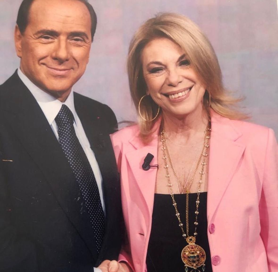 Rita Dalla Chiesa e Silvio Berlusconi