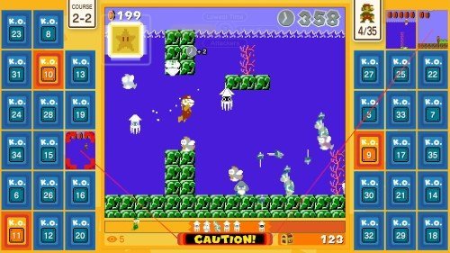 Uno screenshot di Super Mario 35