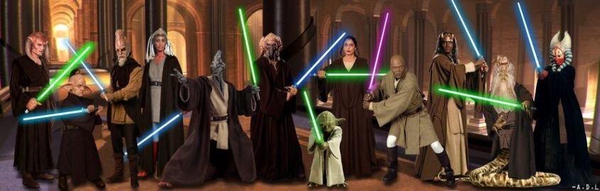 Il consiglio dei Jedi nella trilogia di Star Wars