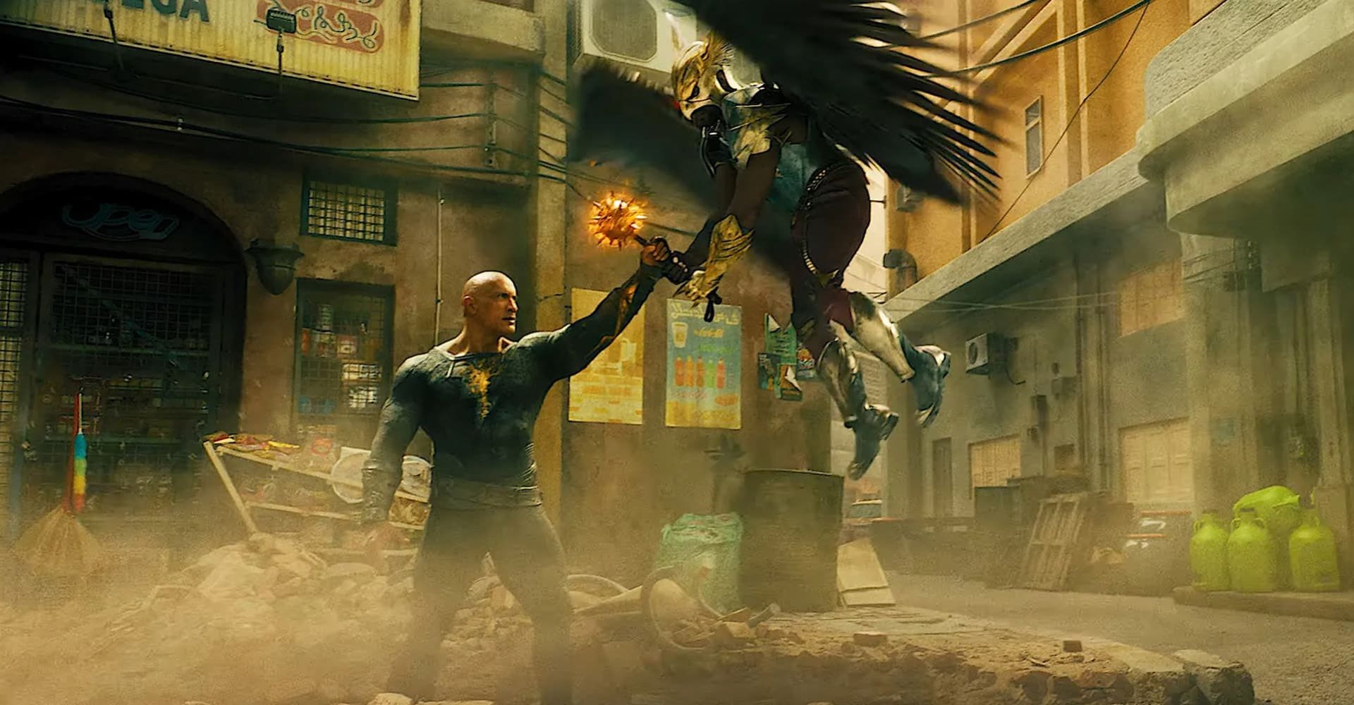 Hawkman vs Black Adam cinecomic dc