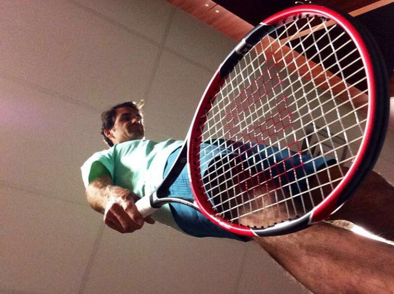 Federer, racchetta grande e grande addio preview