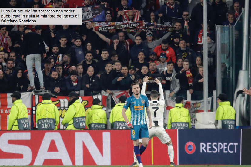 Cristiano Ronaldo, una foto da squalifica preview