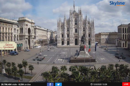 Coronavirus, il deserto nelle webcam preview