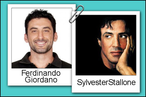 Somiglianza tra Ferdinando Giordano e Sylvester Stallone preview
