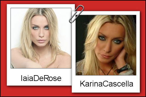 Somiglianza tra Karina Cascella e Iaia de Rose preview