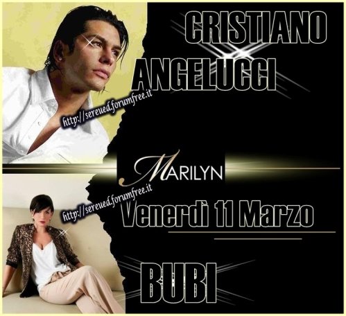 Barbara Barbieri e Cristiano Angelucci fanno una serata insieme. E su Facebook Bubi commenta così..