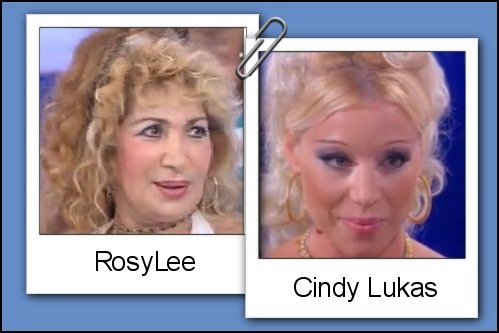 Somiglianza tra la dama Rosy Lee e Cindy Lukas