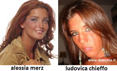 Somiglianza tra Ludovica Chieffo e Alessia Merz Somiglianza tra Ludovica Chieffo e Alessia Merz