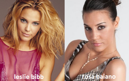 Somiglianza tra Rosa Baiano e Leslie Bibb