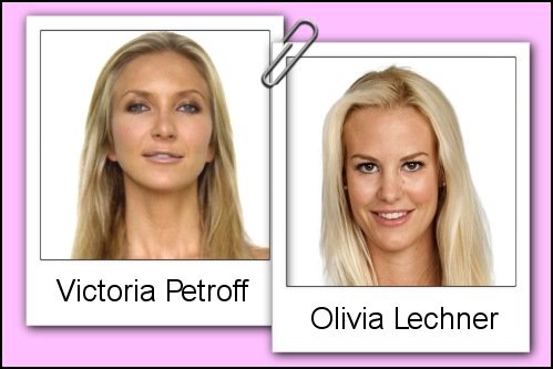 Somiglianza tra Victoria Petroff e Olivia Lechner
