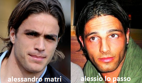 Somiglianza tra Alessio Lo Passo e Alessandro Matri
