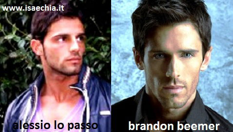Somiglianza tra Alessio Lo Passo e Brandon Beemer Somiglianza tra Alessio Lo Passo e Brandon Beemer