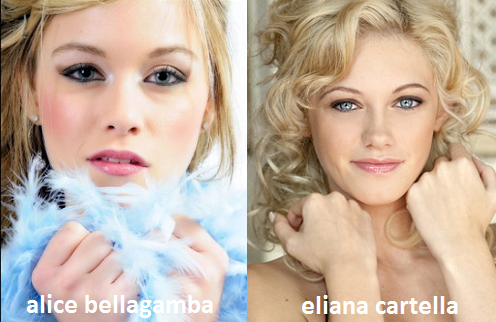 Somiglianza tra Alice Bellagamba ed Eliana Cartella