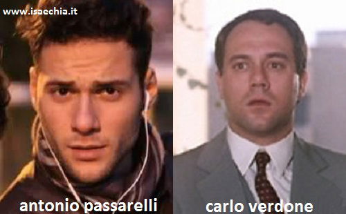 Somiglianza tra Antonio Passarelli e Carlo Verdone