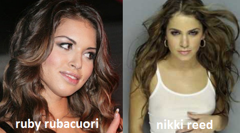 Somiglianza tra Nikki Reed e Ruby Rubacuori