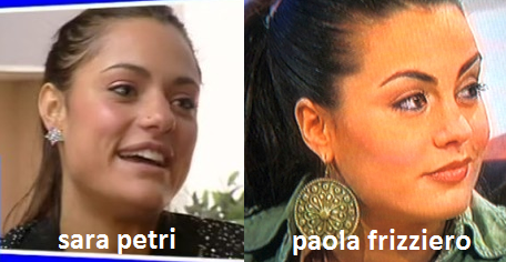 Somiglianza tra Sara Petri e Paola Frizziero