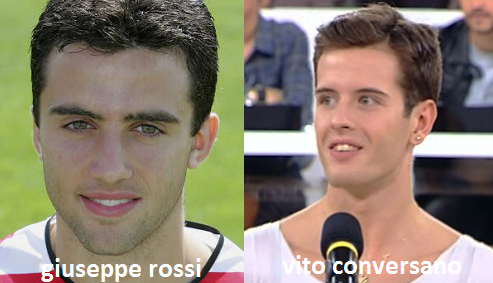 Somiglianza tra Vito Conversano e Giuseppe Rossi