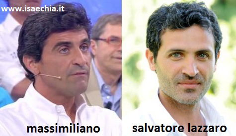 Somiglianza tra il cavaliere Massimiliano e Salvatore Lazzaro