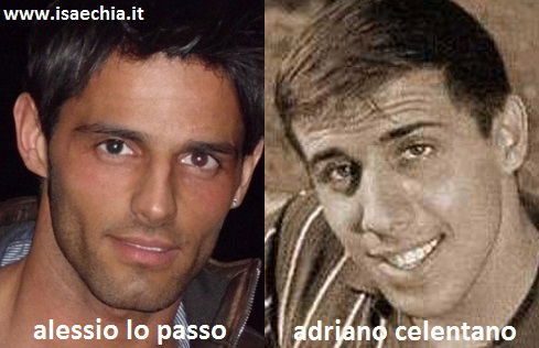 Somiglianza tra Alessio Lo Passo e Adriano Celentano