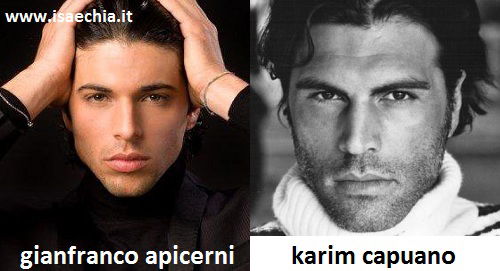 Somiglianza tra Gianfranco Apicerni e Karim Capuano