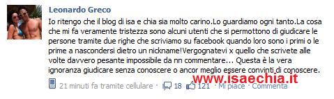 Leonardo Greco e Diletta Pagliano: messaggi ai fans e messaggio rivolto agli utenti del nostro blog preview