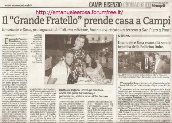 Rosa Baiano ed Emanuele Pagano Rosa Baiano ed Emanuele Pagano