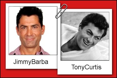 Somiglianza tra Jimmy Barba e Tony Curtis