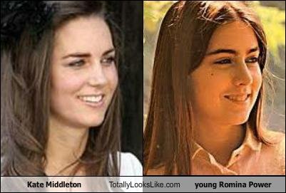 Somiglianza tra Kate Middleton e Romina Power