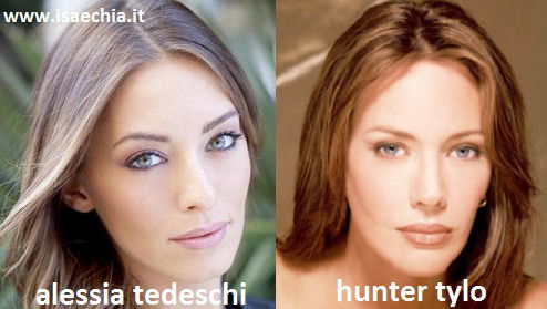 Somiglianza tra Alessia Tedeschi e Hunter Tylo Somiglianza tra Alessia Tedeschi e Hunter Tylo