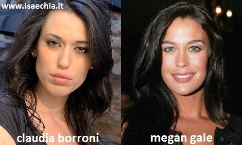 Somiglianza tra Claudia Borroni e Megan Gale