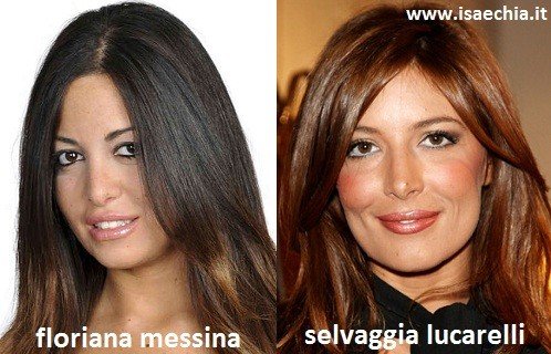 Somiglianza tra Floriana Messina e Selvaggia Lucarelli