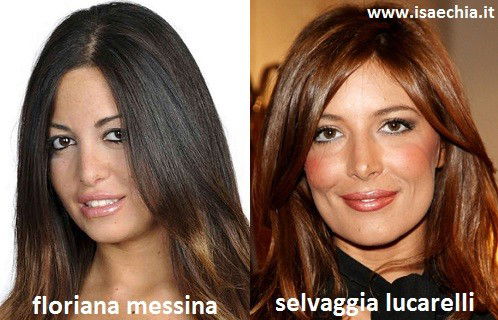 Somiglianza tra Floriana Messina e Selvaggia Lucarelli Somiglianza tra Floriana Messina e Selvaggia Lucarelli
