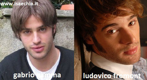Somiglianza tra Gabrio Gamma e Ludovico Fremont Somiglianza tra Gabrio Gamma e Ludovico Fremont